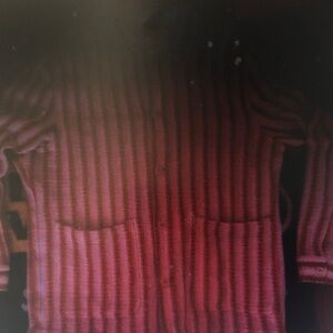 Striped Pink and Purple Cardigan